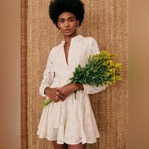 Sezane Sol Dress Size 38 with Belt - Only Worn Once!